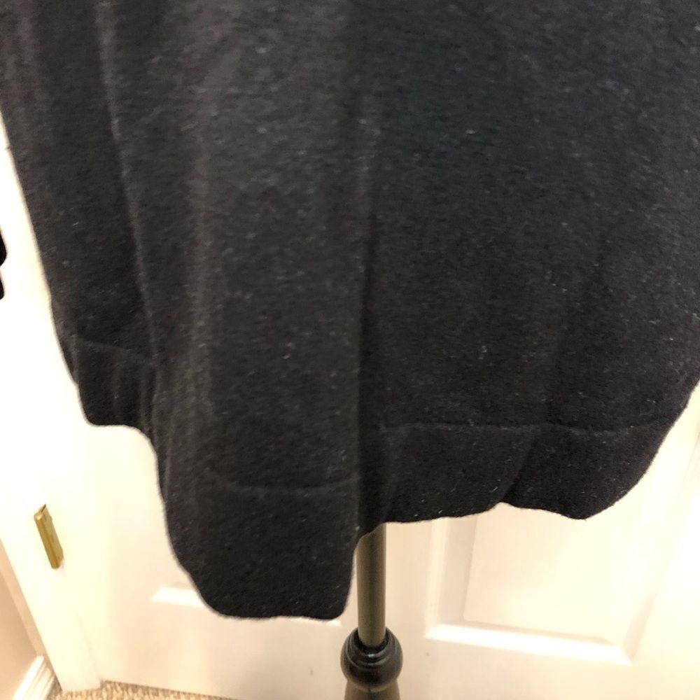 Ann Taylor Loft black open cowl neck sweater size large - Picture 6 of 12